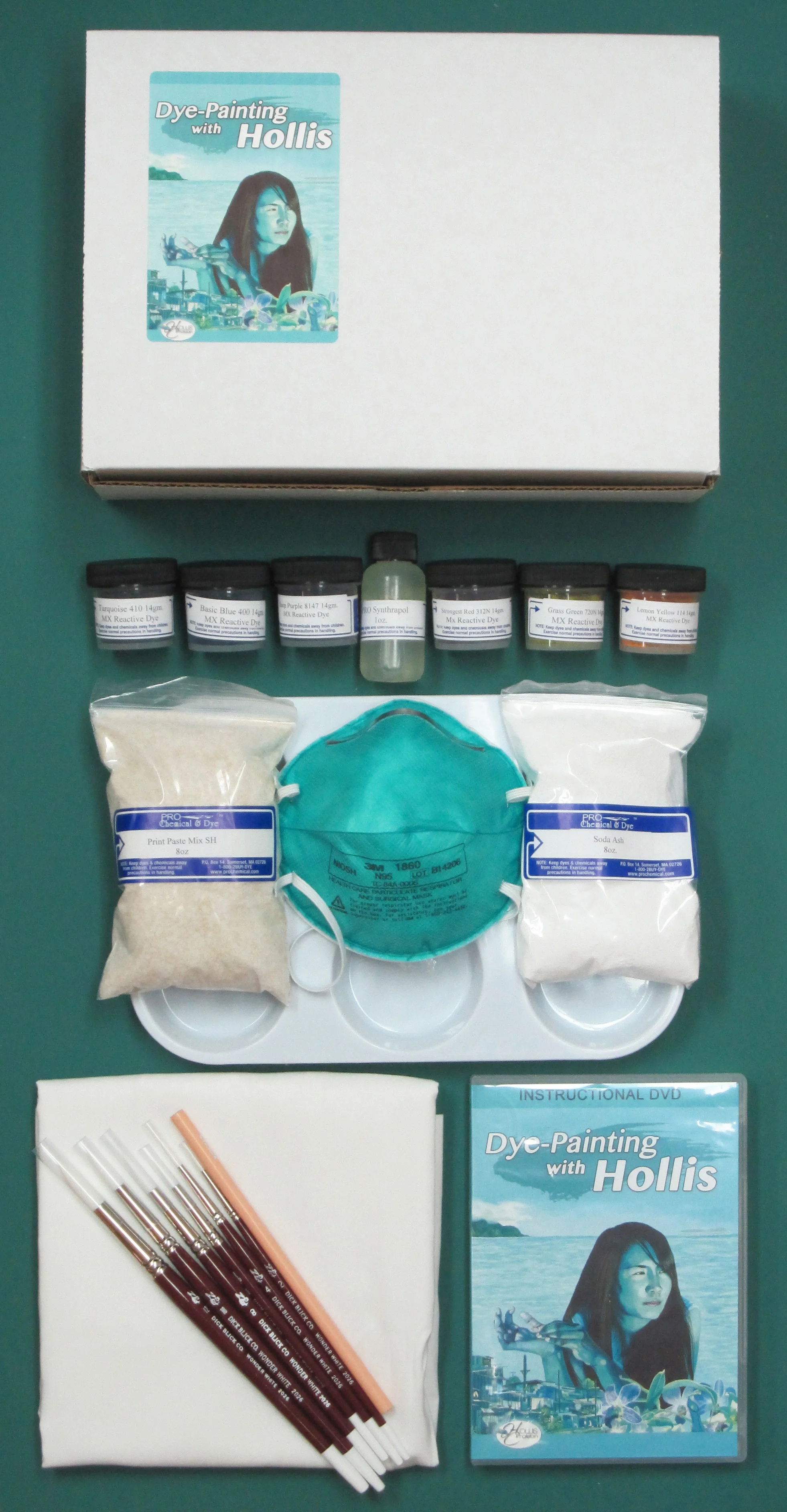 Dye-Painting with Hollis Starter Kit & DVD Combo