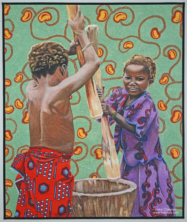 Pounding Millet