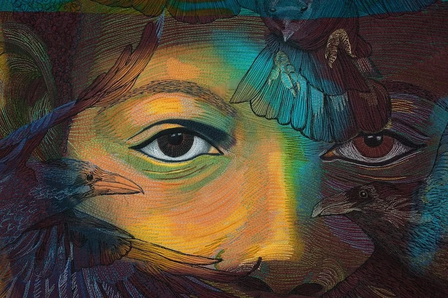 Detail of Three Crows