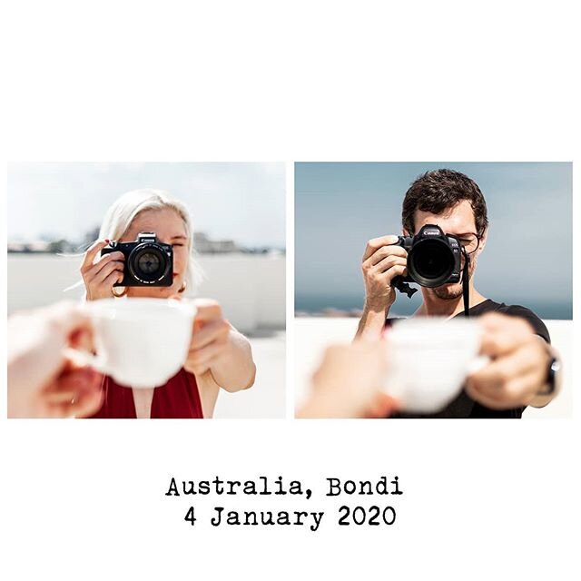 Australia, Bondi, 4 January 2020 Zuzu loves tea and I love coffee and we love each other 😉☕🍵👫❤ #lensbetweenus #tea #coffee #love #couplegoals