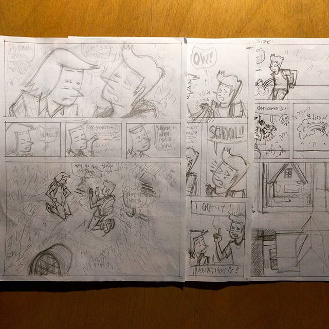 Started up drawing after a long break.
Timber Run Issue 2 in the works.
#comics