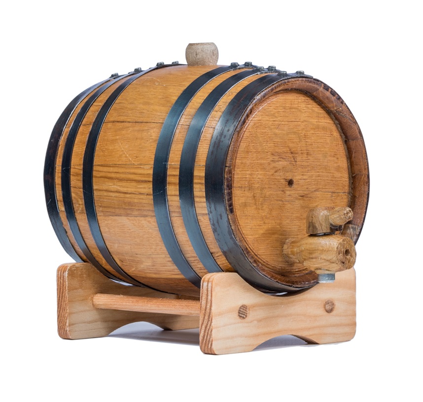 2l handicrafts/cask barrel wooden barrels oak barrel wood wine brandy tap 