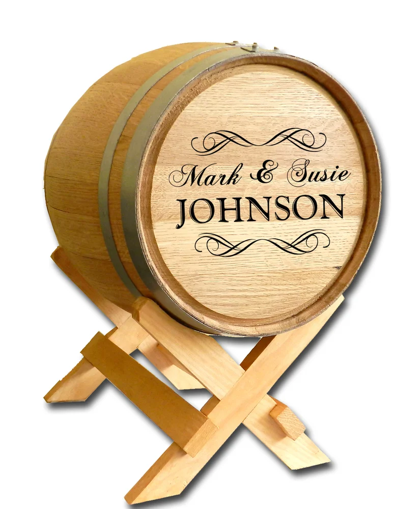 'Johnson' Wedding Barrel Card Holder