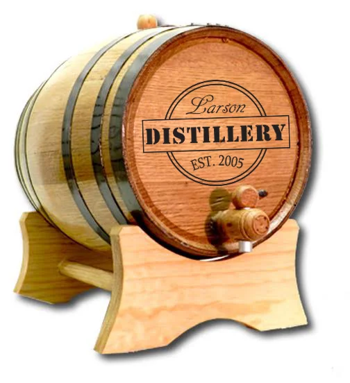 Custom Groomsman Barrel - Family Distillery
