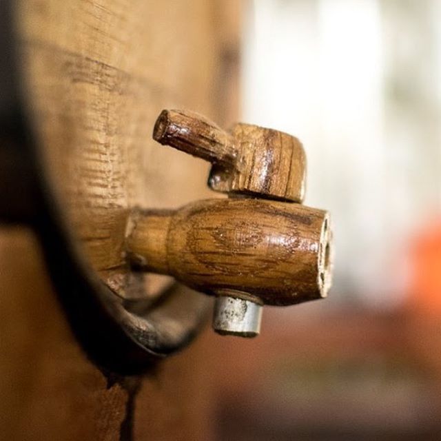 Barrel aged booze on tap. #buyoakbarrels