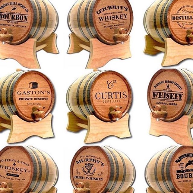 Add a personalized barrel to your list.  #buyoakbarrels