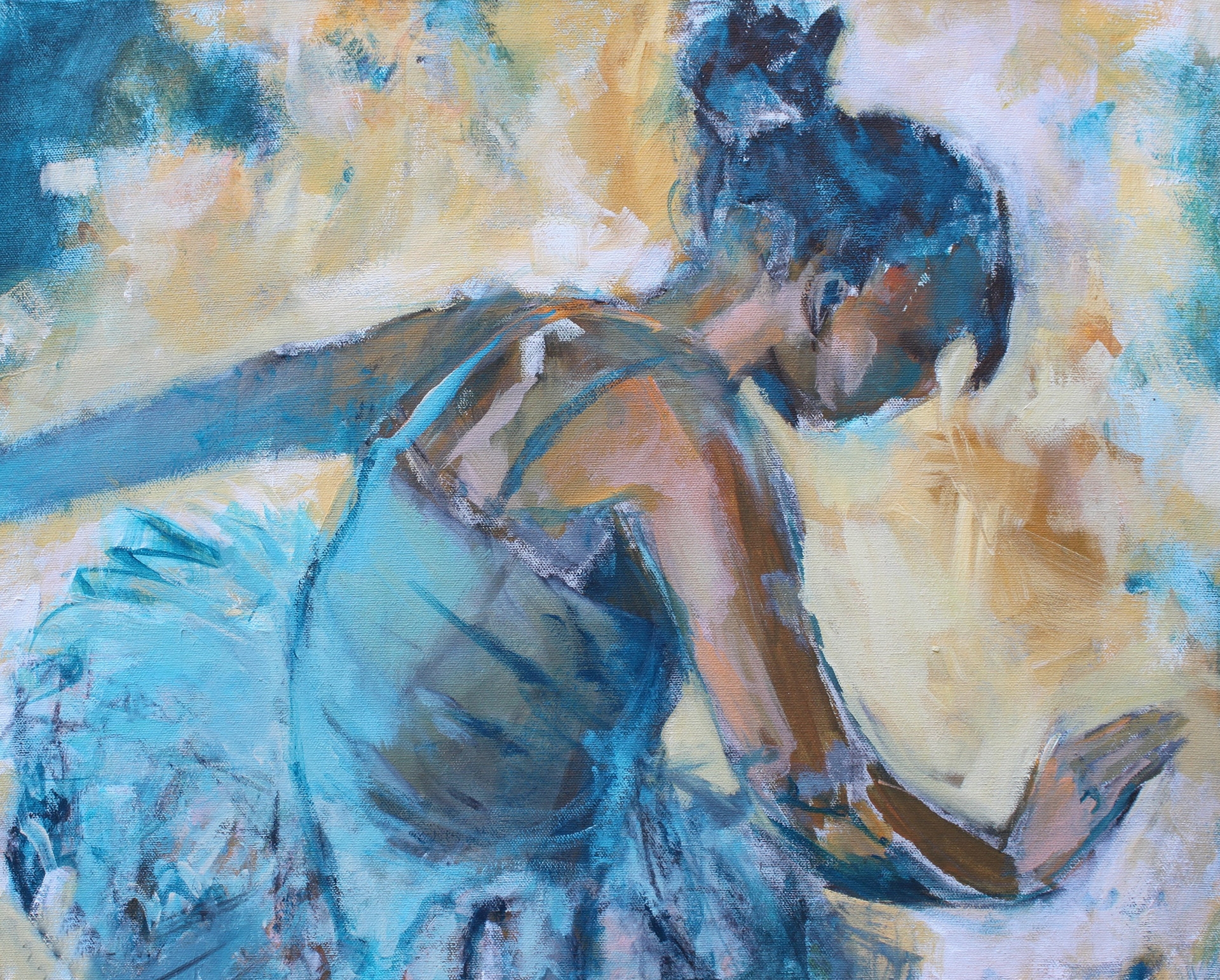 Ballerina in Blue