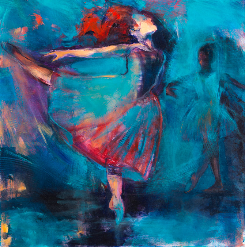 Red Head on Pointe