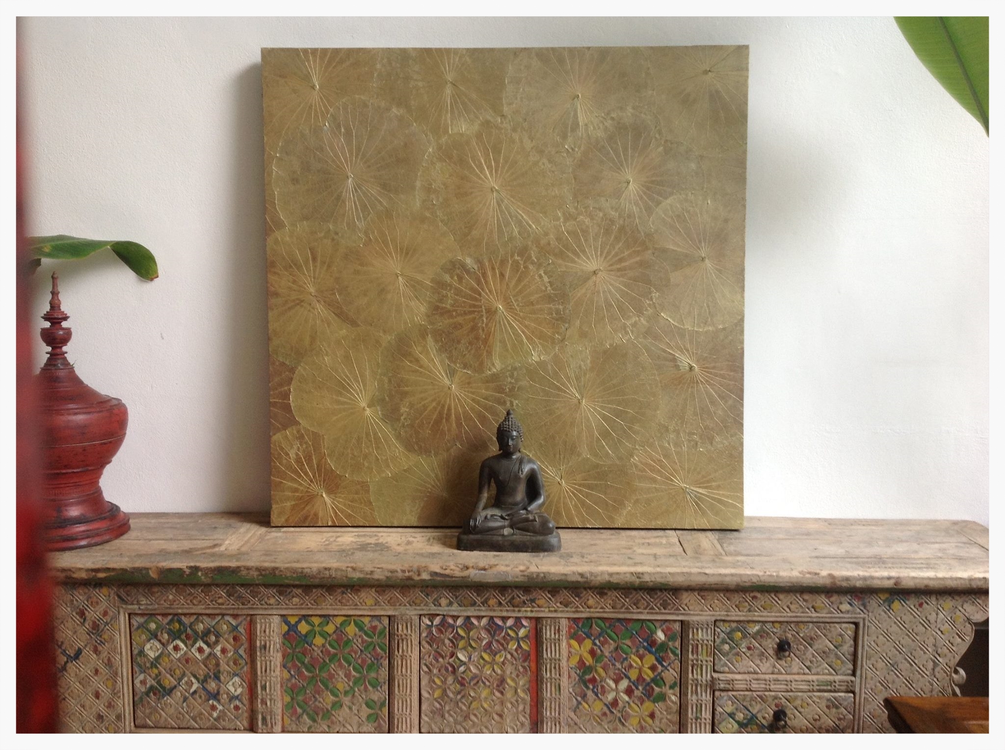 HI-D005 Buddha & Antique Credenza.jpg