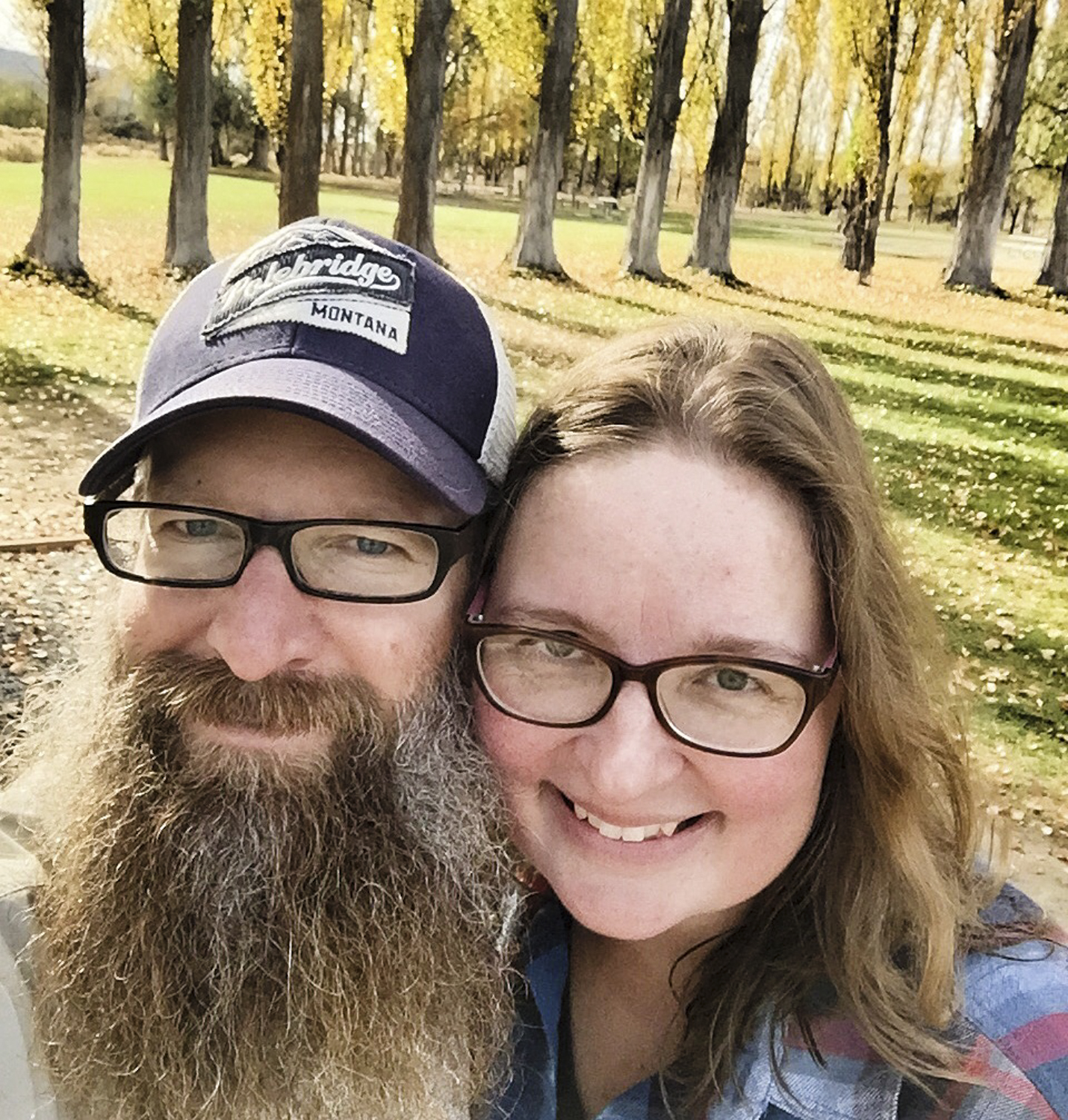 Happy camper selfie.