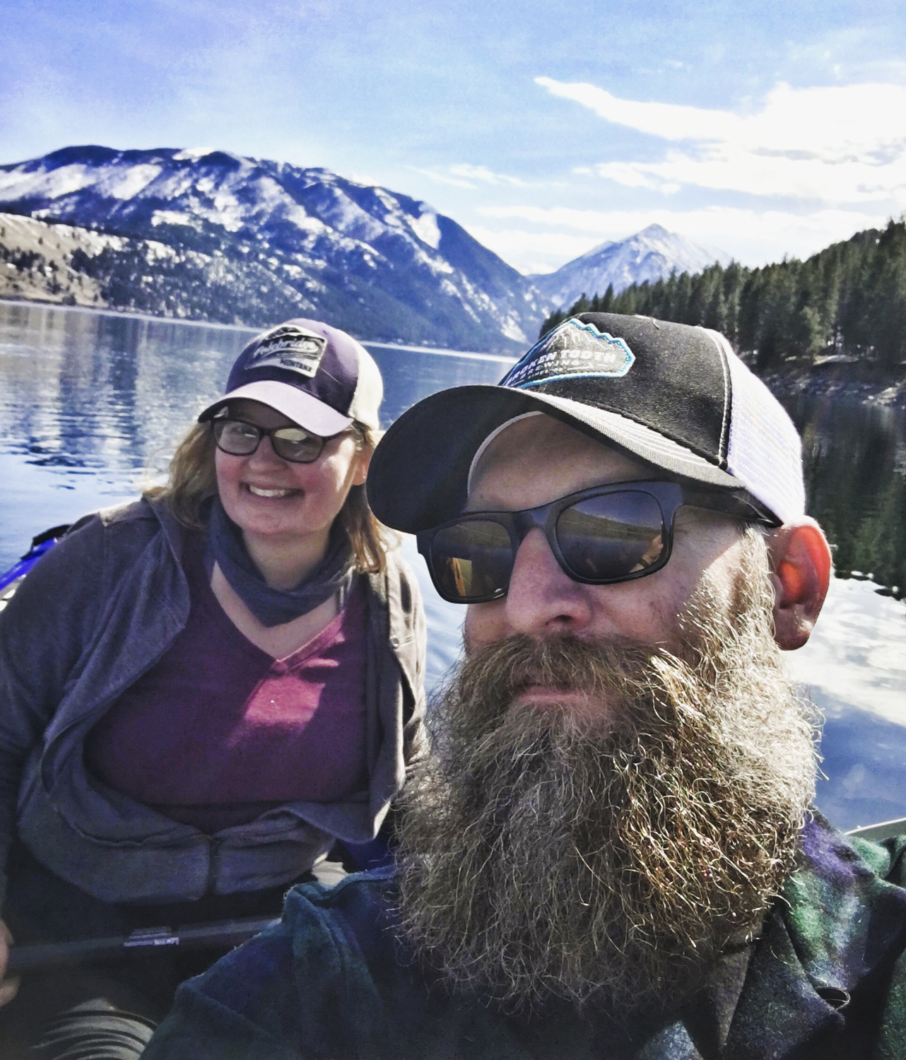 happy kayakers