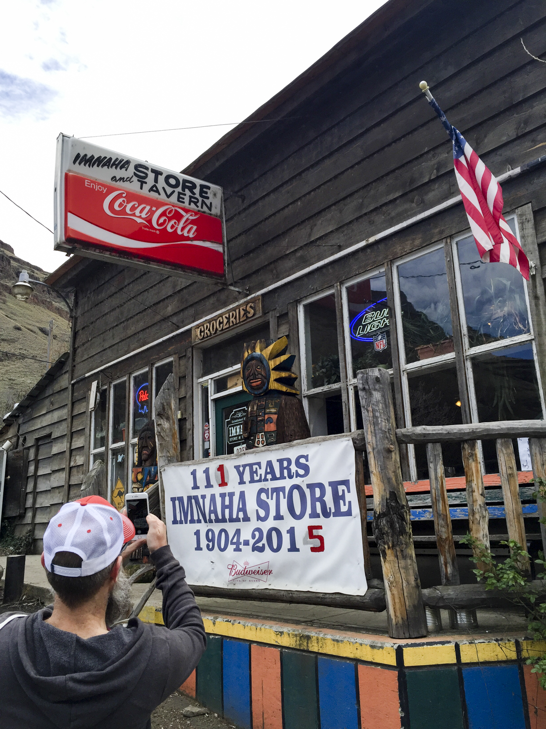 caught 'grammin at the legendary imnaha store