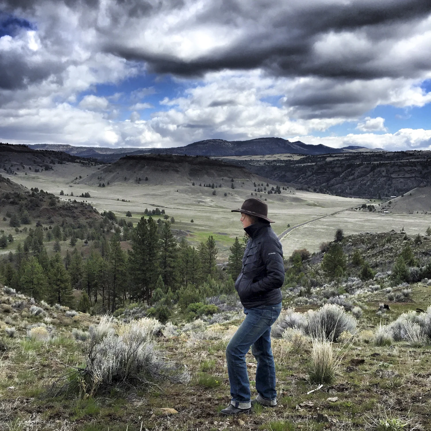 Joni - at home on the range.