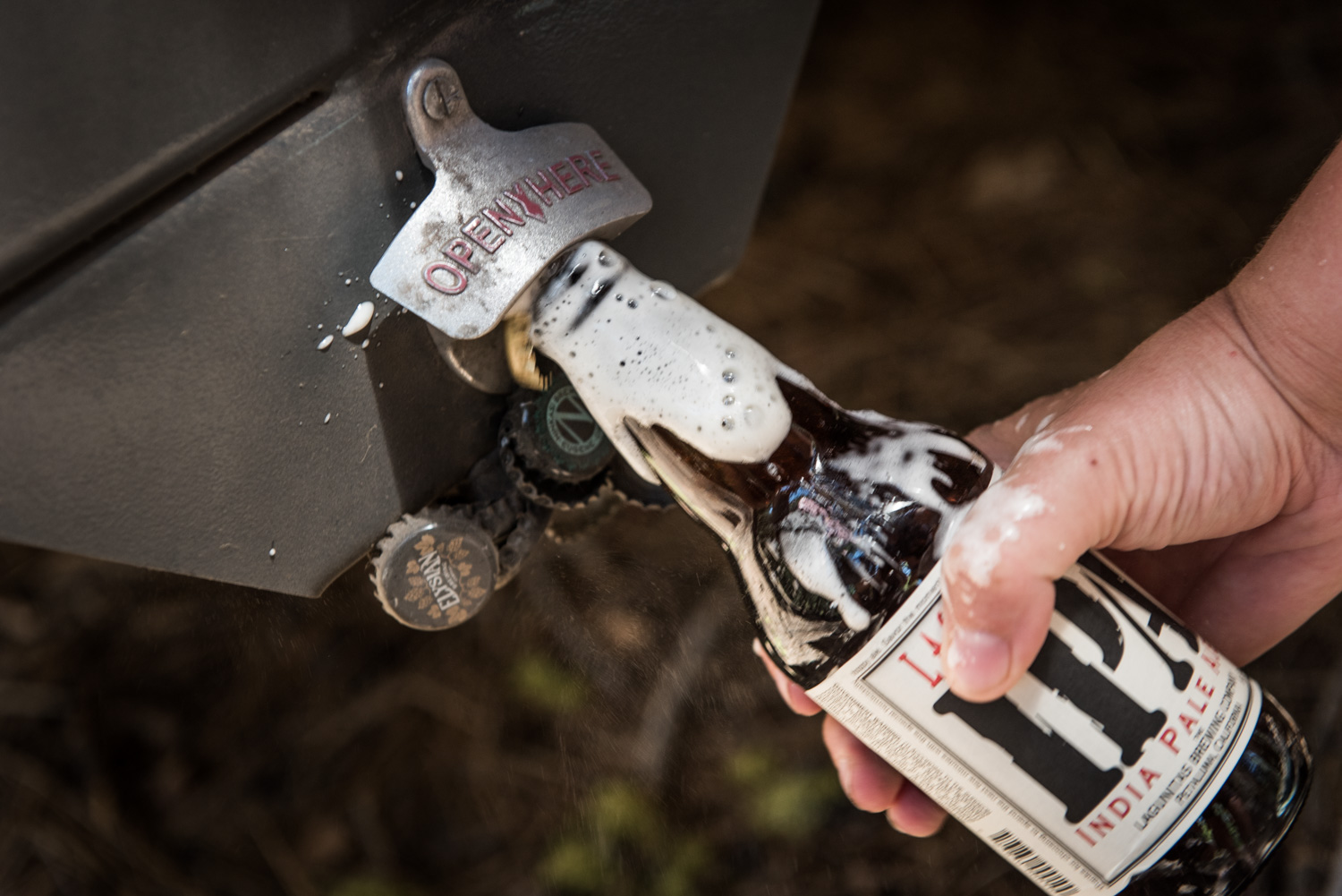 Making good use of our bumper bottle opener