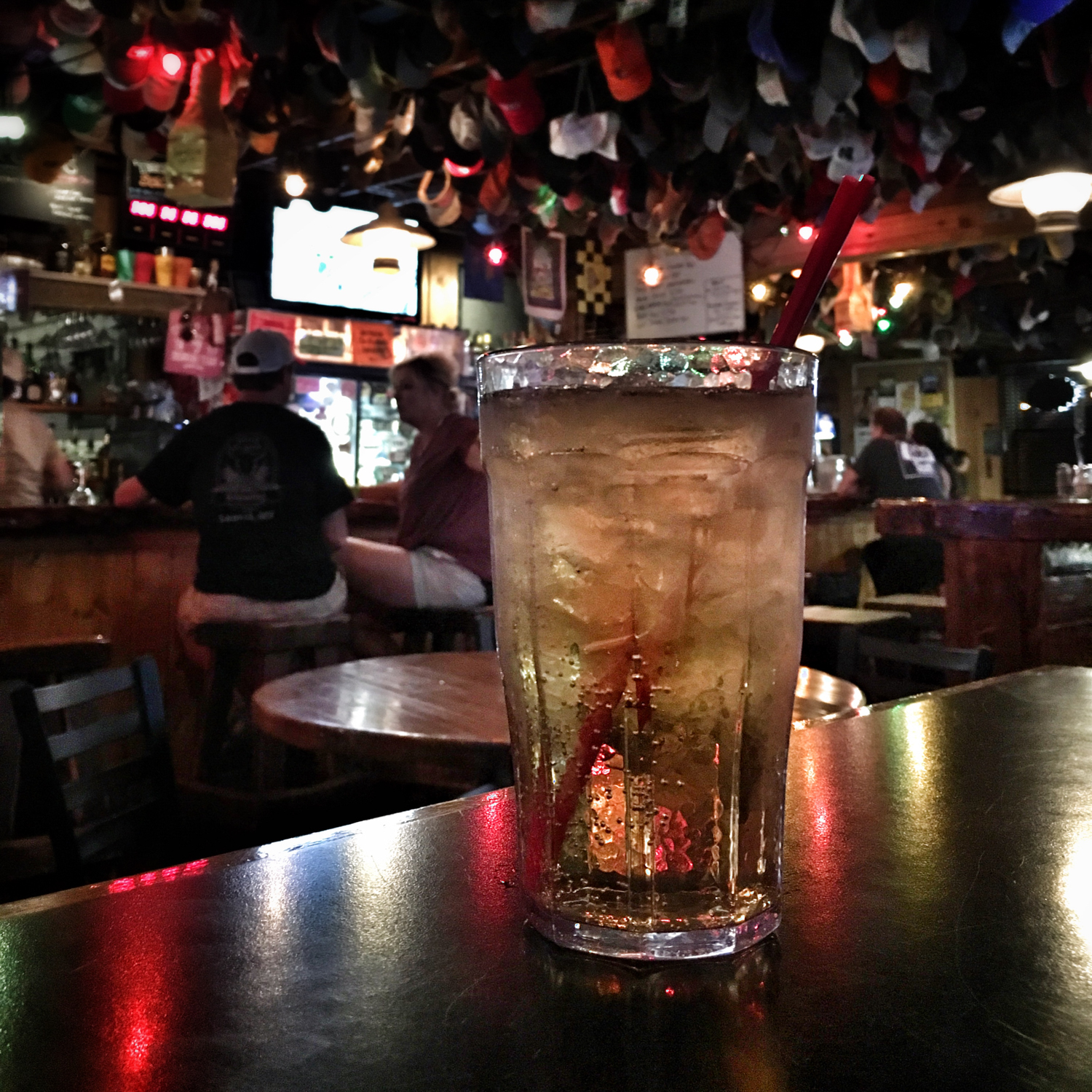 Of course we had to have a drink at the Chico Saloon, post hot springs