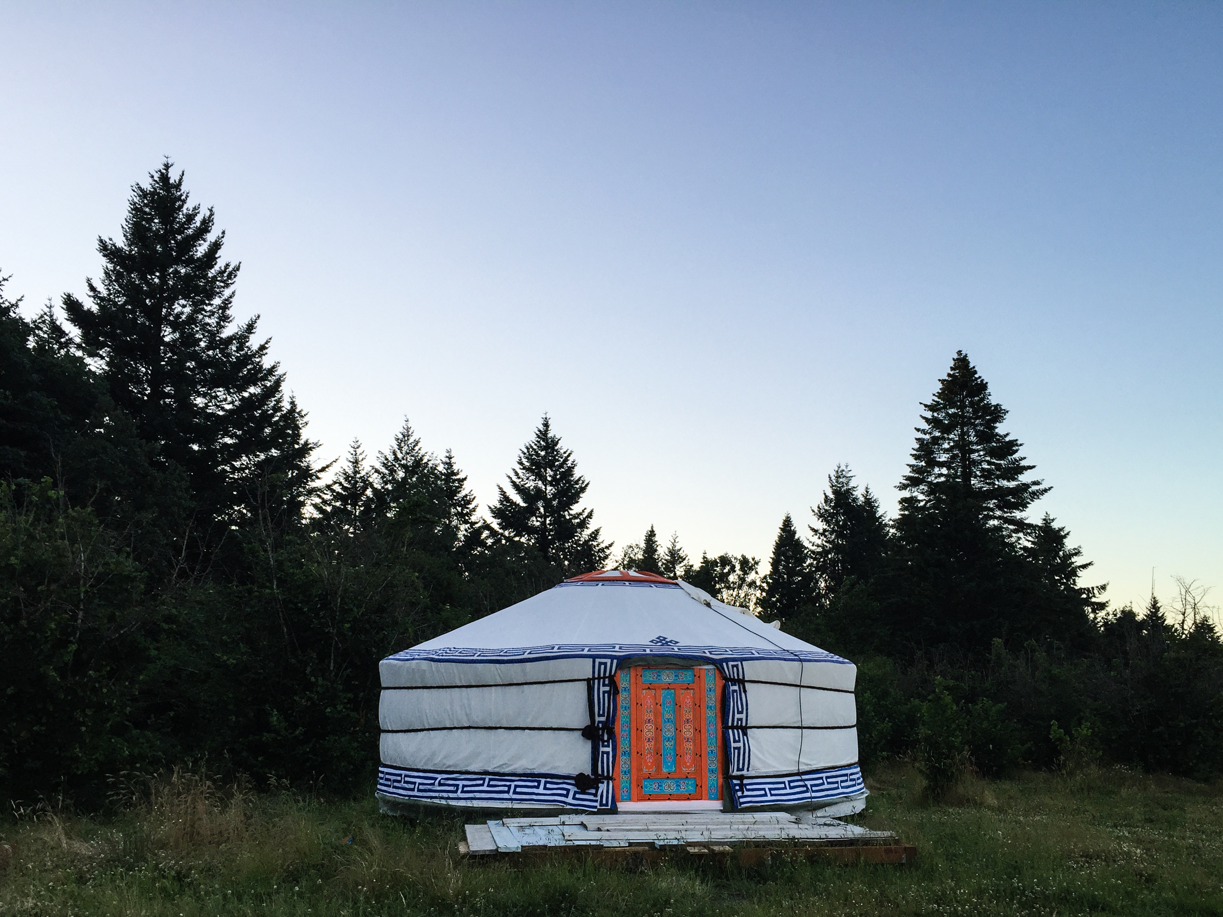 There's even a gorgeous yurt (direct from Mongolia!)