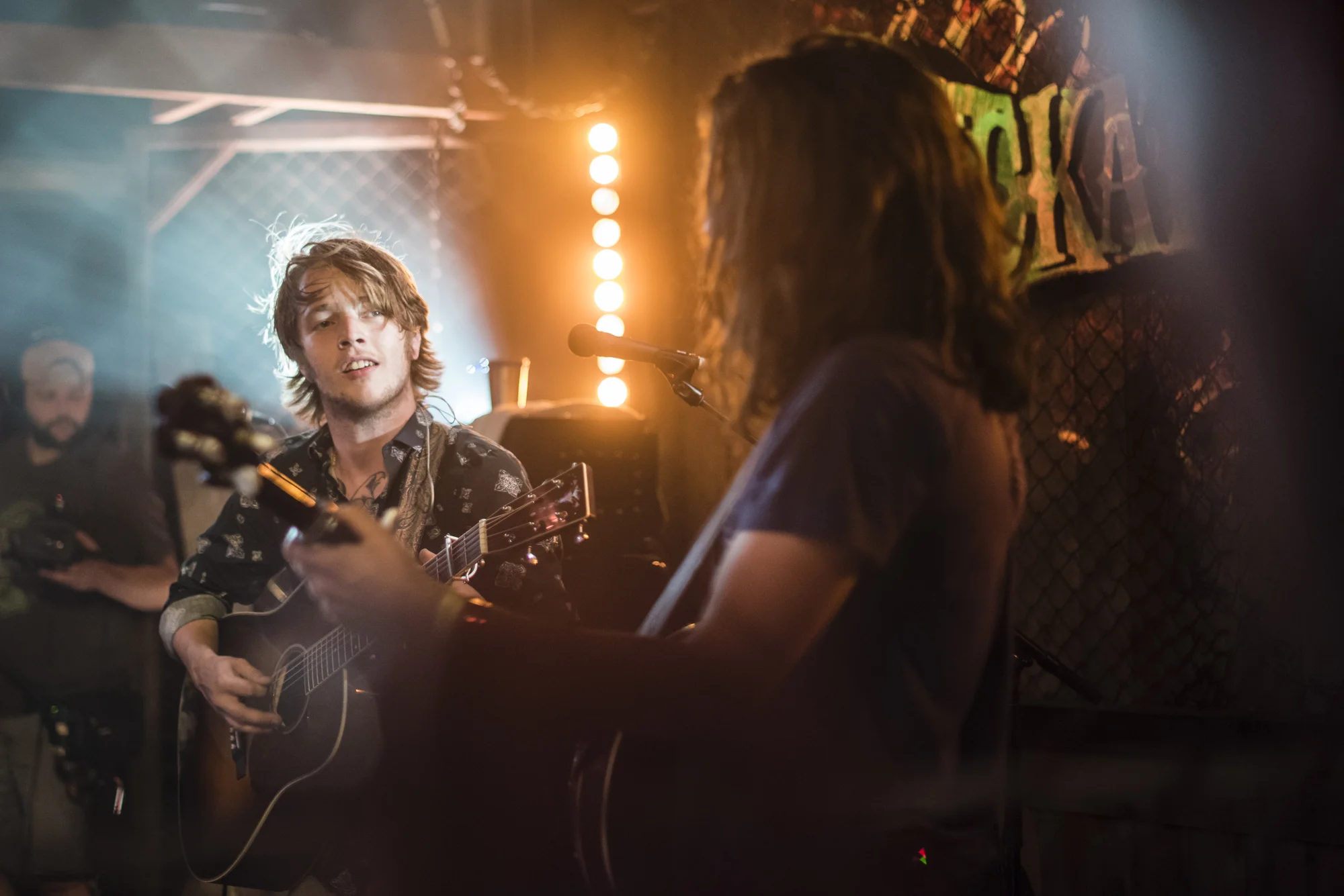 Billy Strings at the Galaxy Barn (photo by Heather)