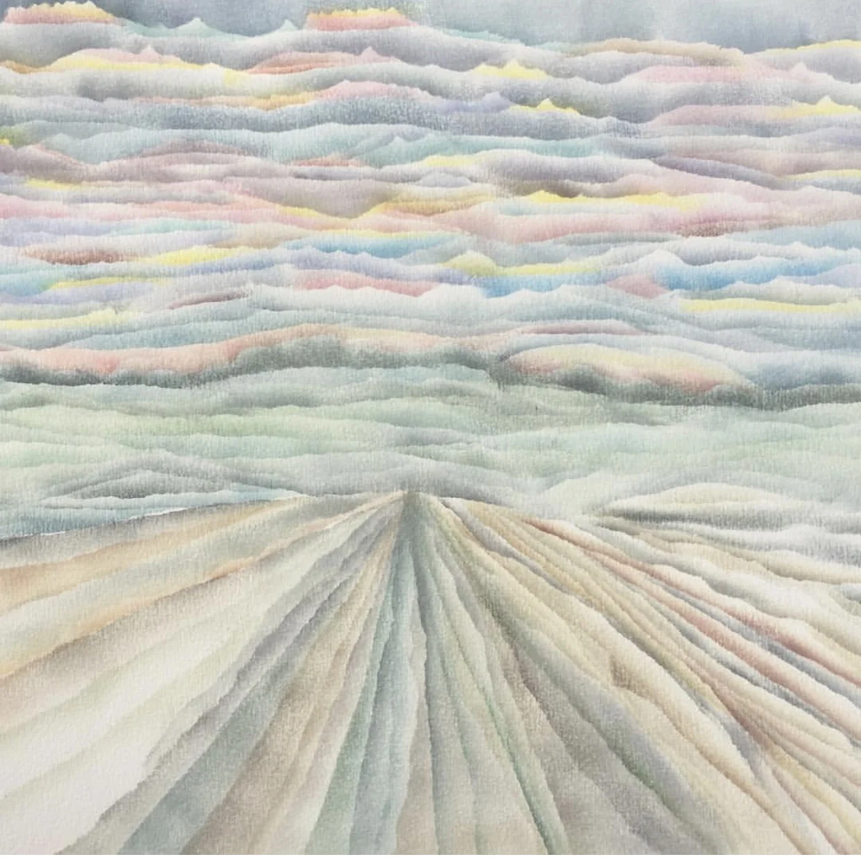 "Oklahoma Landscape" Citrsolv 36x"27 Framed