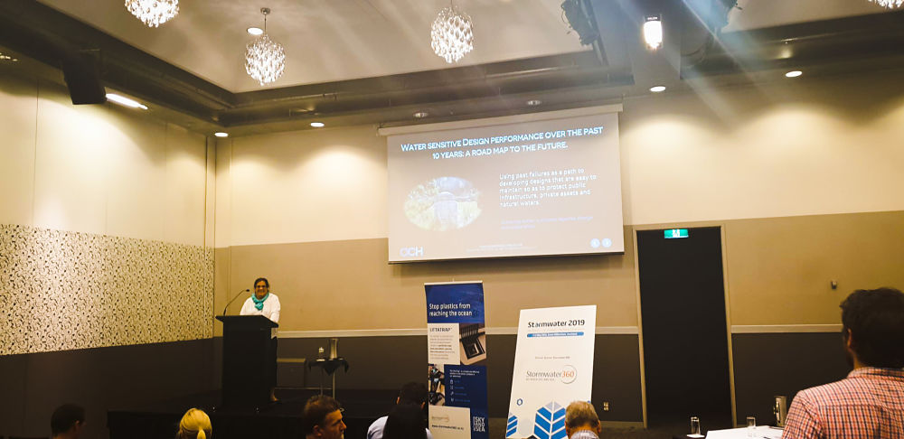 Linda Norman presenting at the 2019 Stormwater Conference