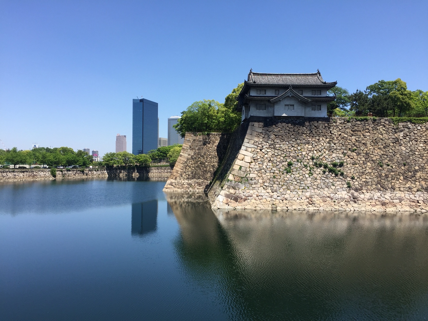 One of the outer moat towers. We were two of only a handful of visitors to these sites.&nbsp;
