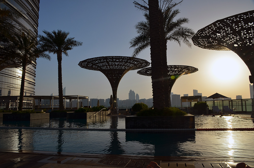 In the evenings the temperature would drop down to a cool 86. Perfect weather to hang out by the pool.