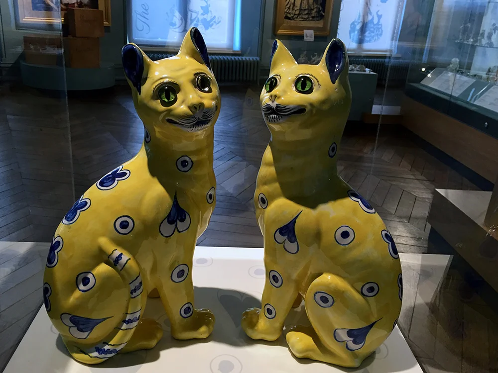 Nice, creepy cats.