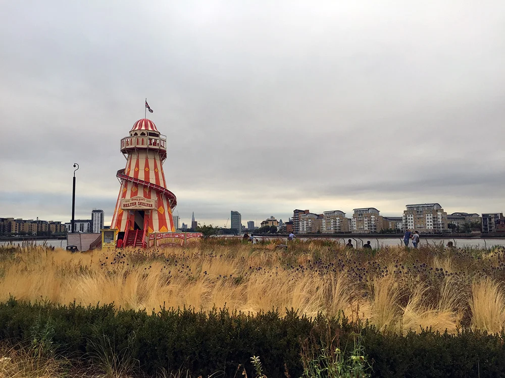 Some weird circus remnants in Greenwich.