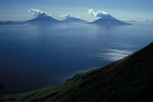 The Islands of the Four Mountains in the Aleutian Chain