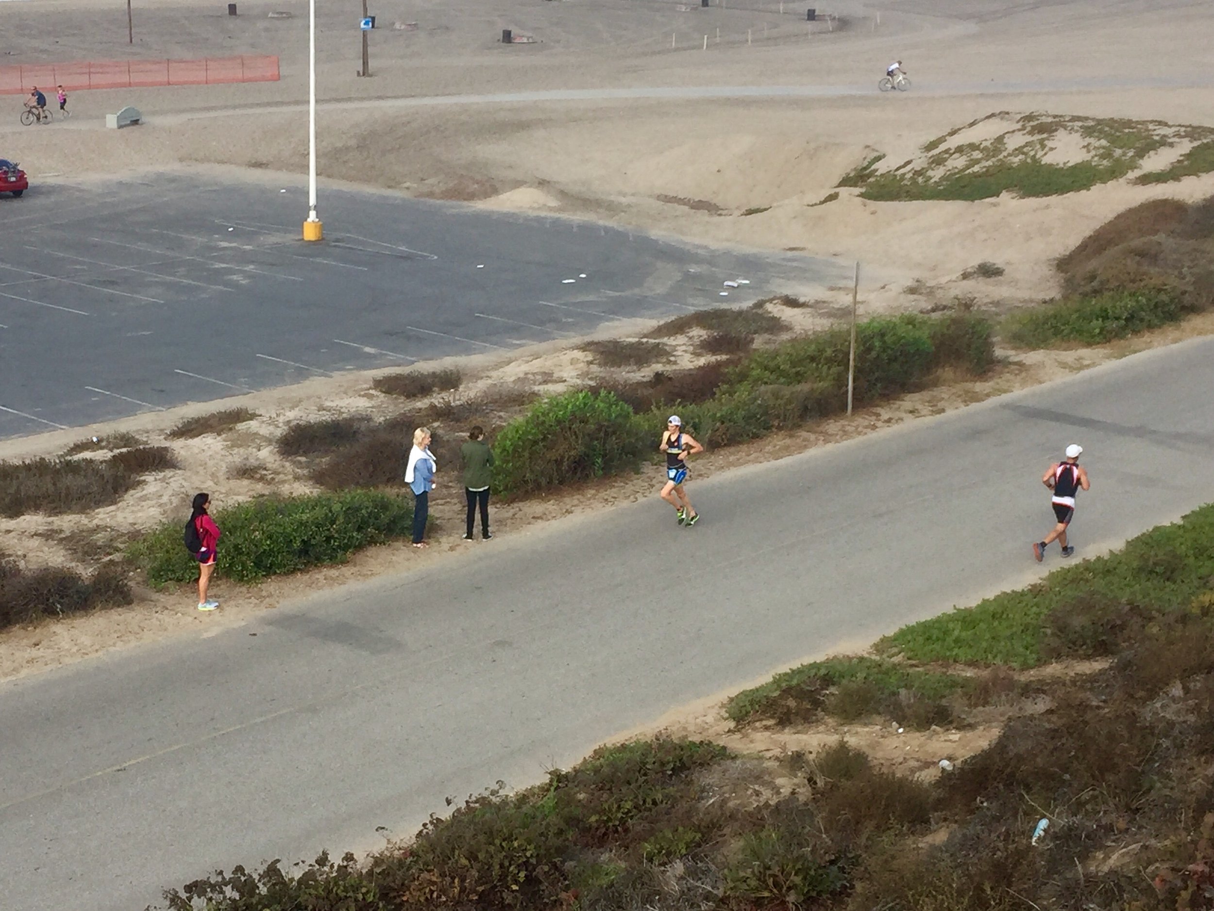 Matt coming into the finish