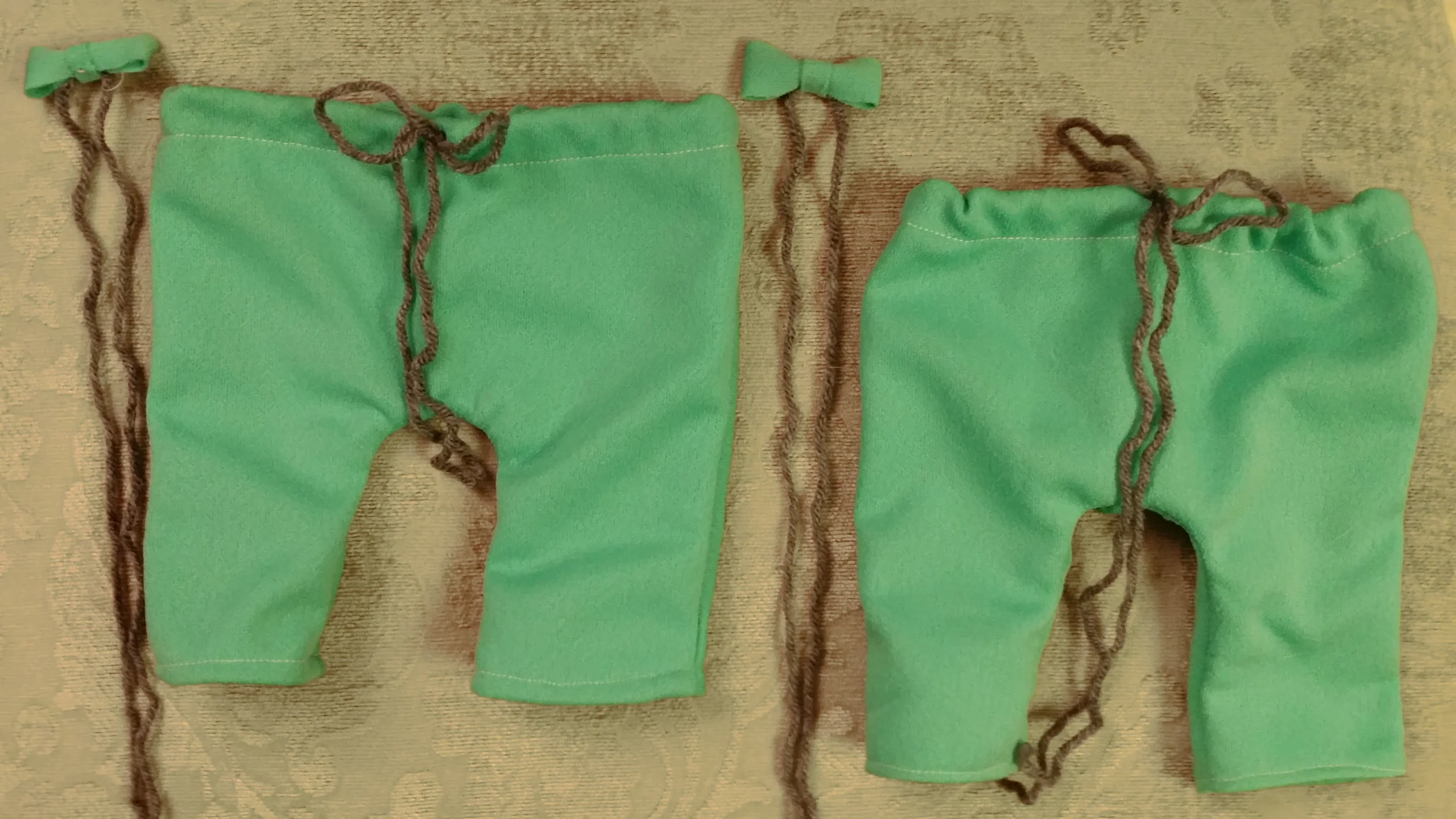 I made this matching set for twins!
