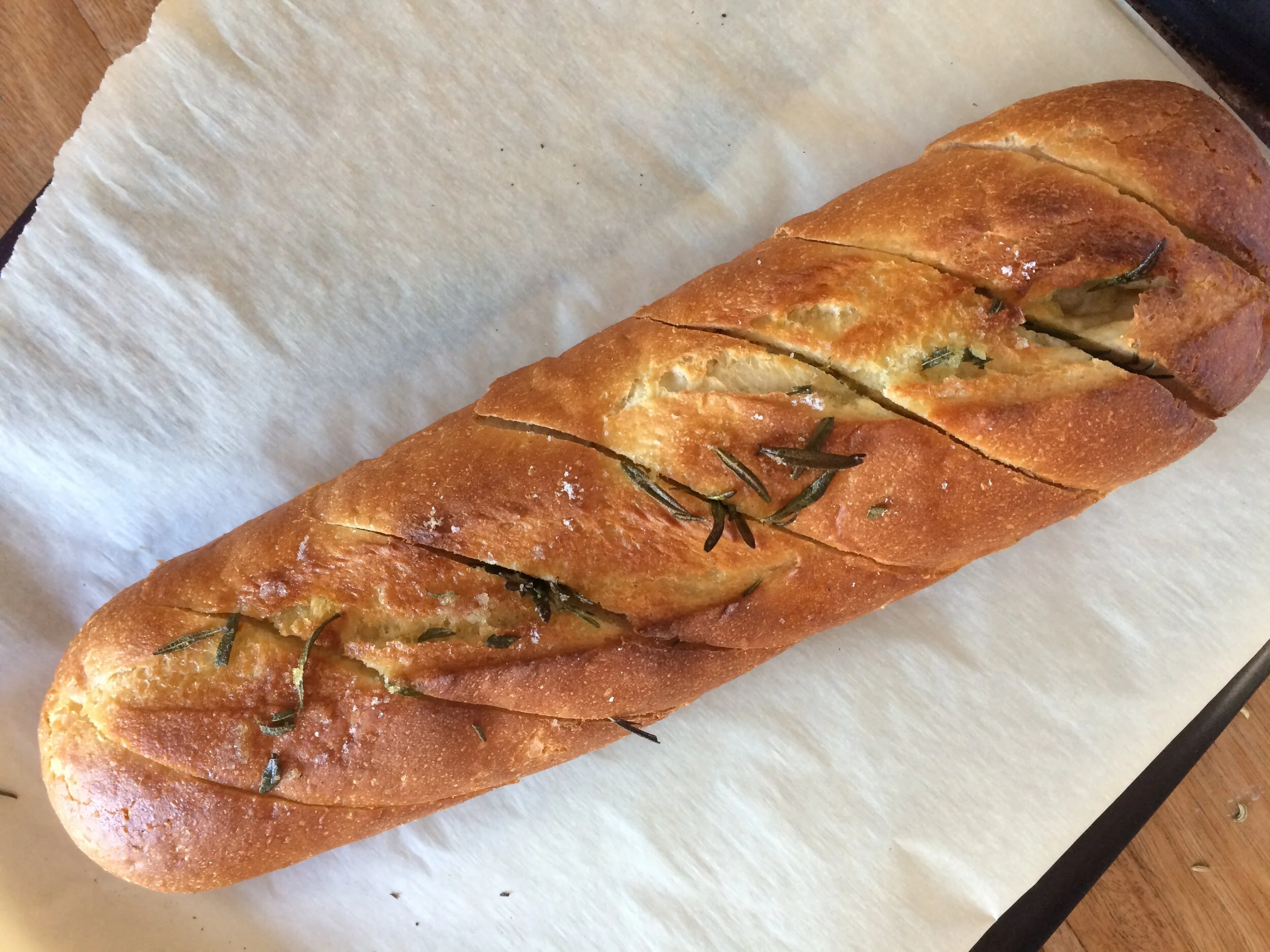 Jasmine Greens Park Kiosk Herb &amp; Olive Oil Bread, Vegan