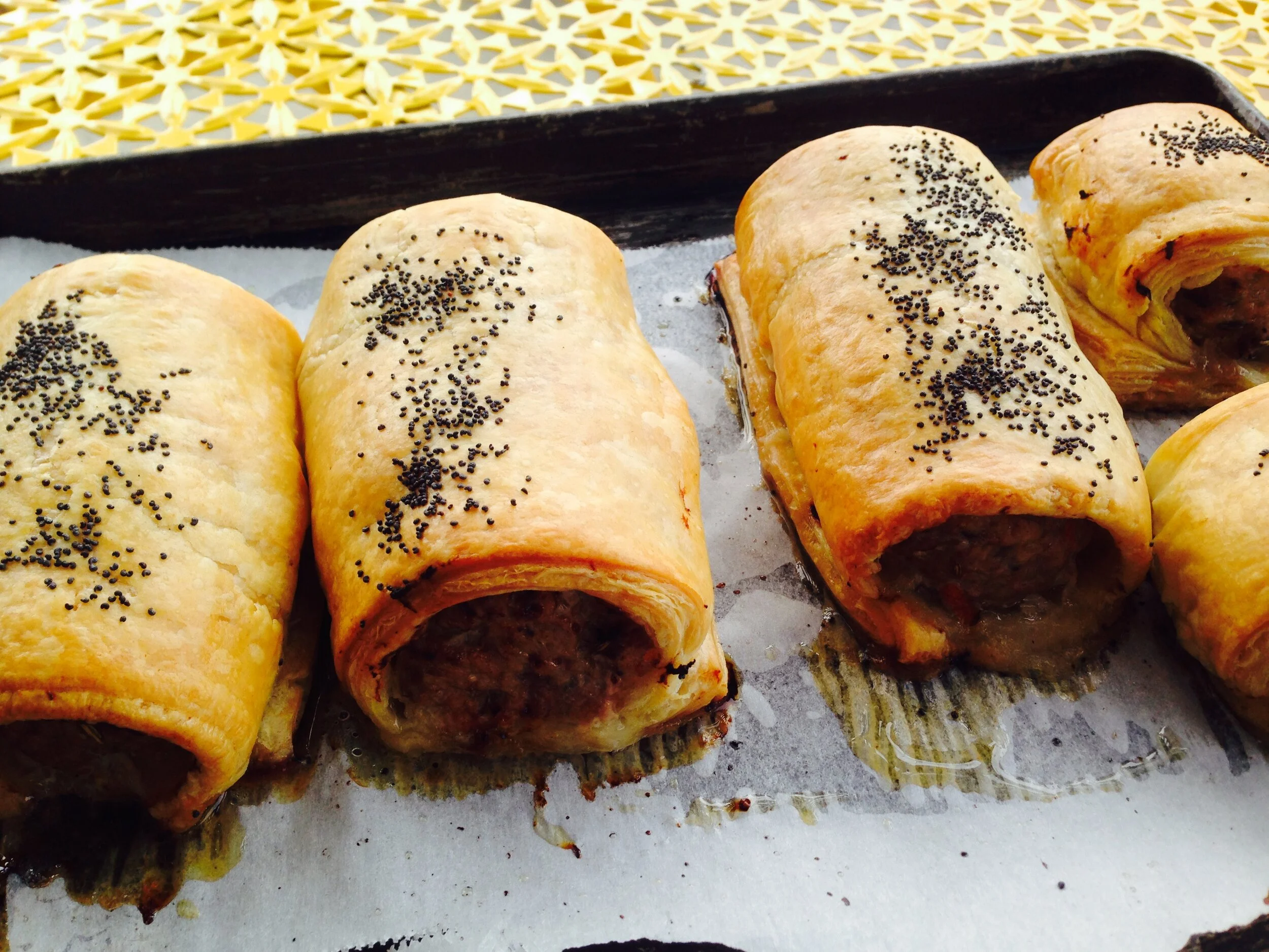 Jasmine Greens Park Kiosk Pork &amp; fennel sausage roll