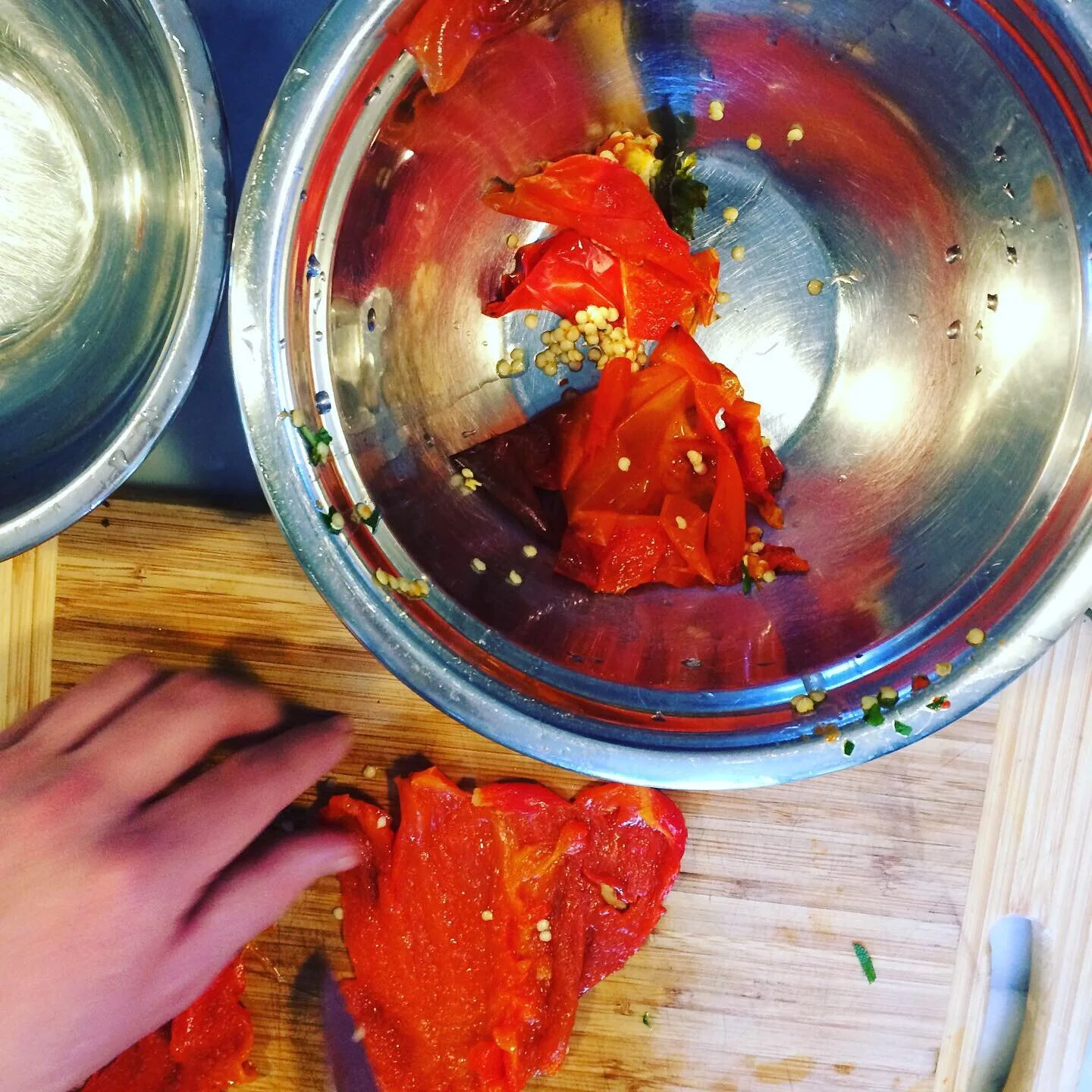 Jasmine Greens Park Kiosk Making Zucchini &amp; Red Capsicum Ratatouille, Gluten Free