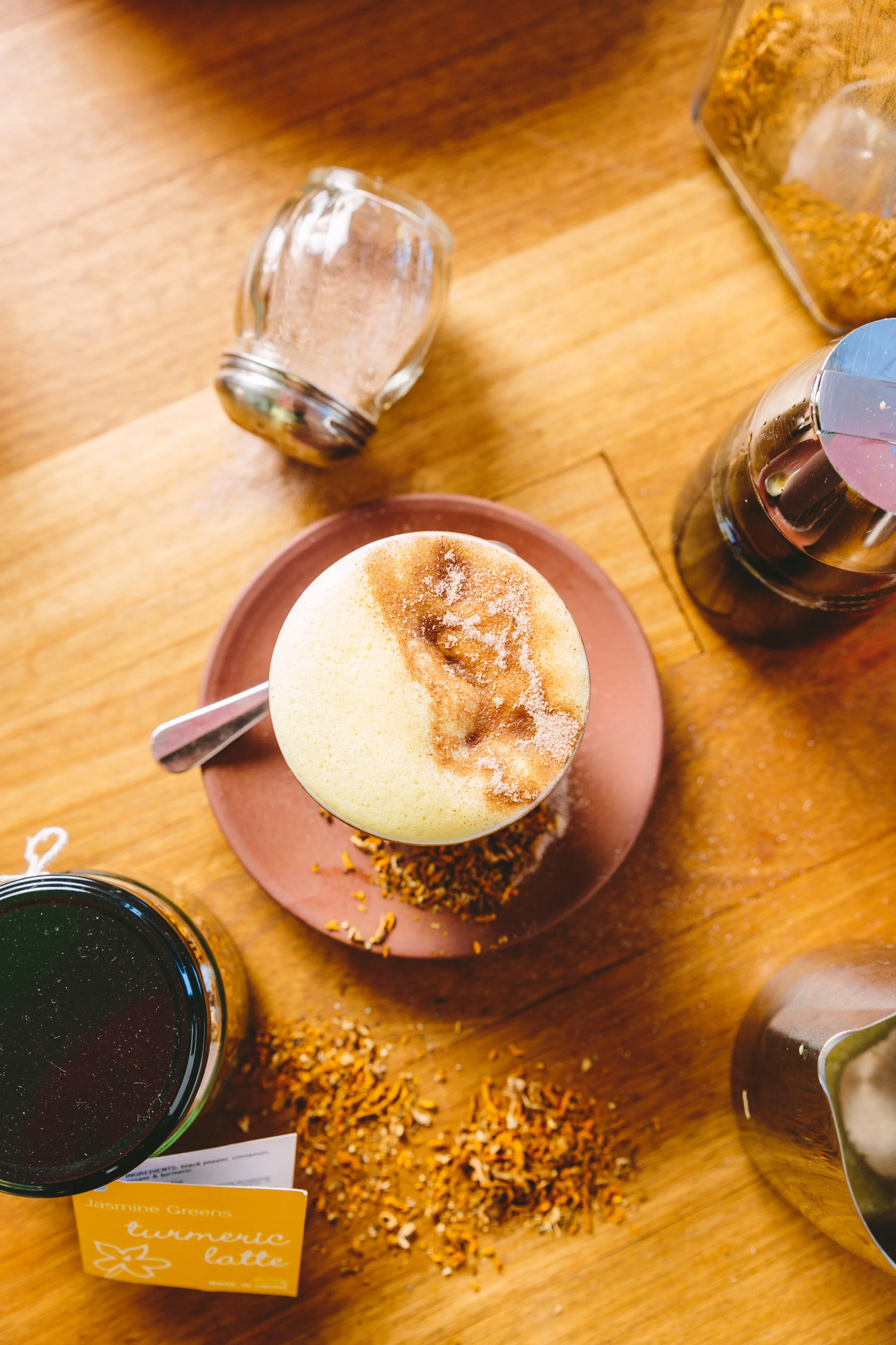 2 litre jug of pre-brewed turmeric latte