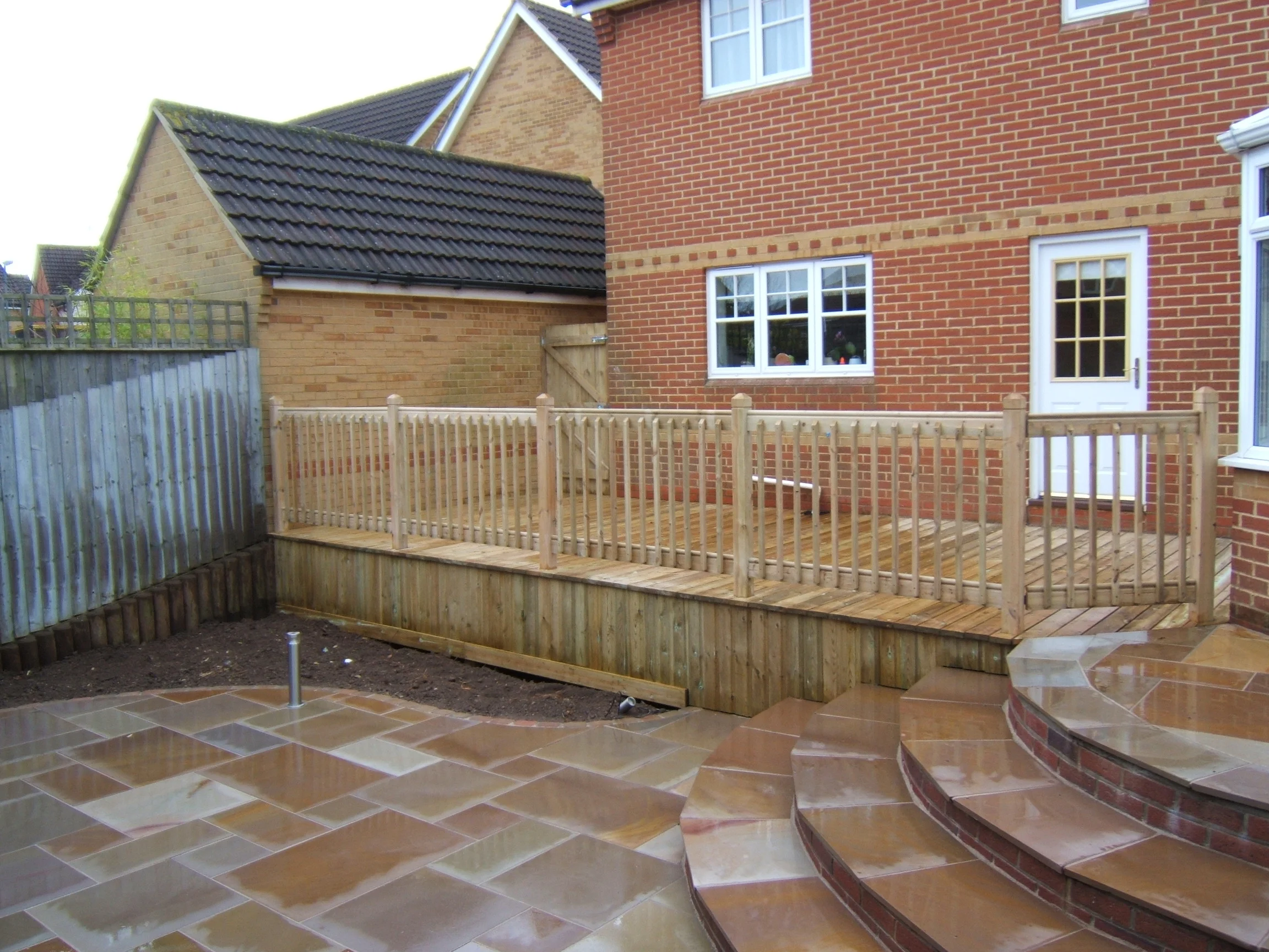 Raised decking