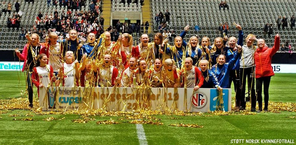 Fra finalen i 2015. Foto: Støtt norsk kvinnefotball