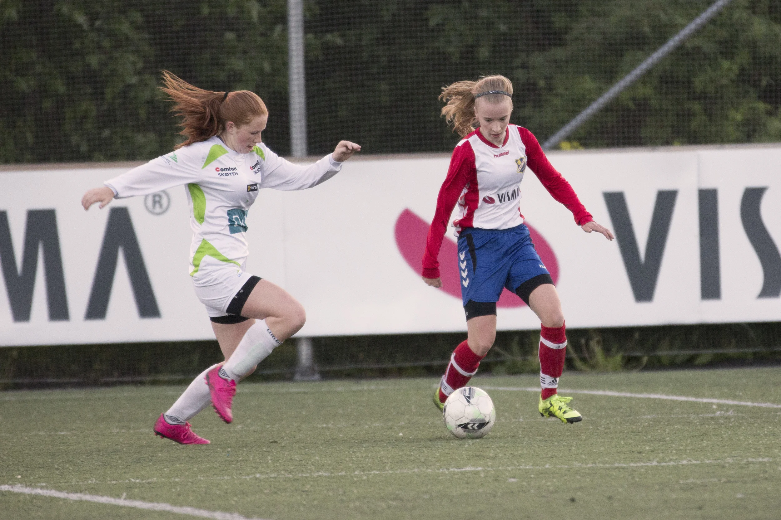 Gabrielle med fint mål Foto: Gunhild Lien
