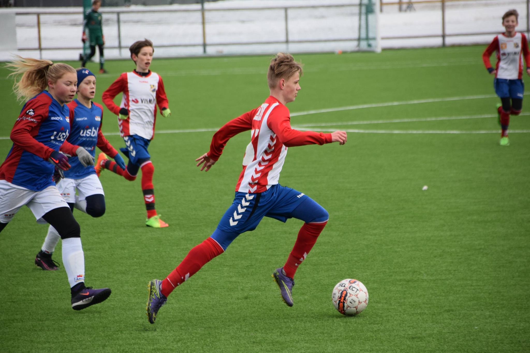 Michael N. Isaksen spilte også for G03.1 mot Årvoll. Det endte med både mål og assist for den hurtige back- og kantspilleren som i denne kampen spilte offensiv midtbane.