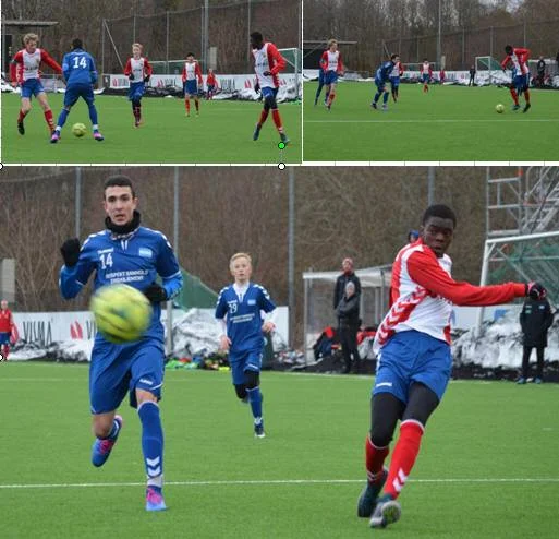 Musa Lowe ble tomålsscorer i kampen mot Nordstrand. 