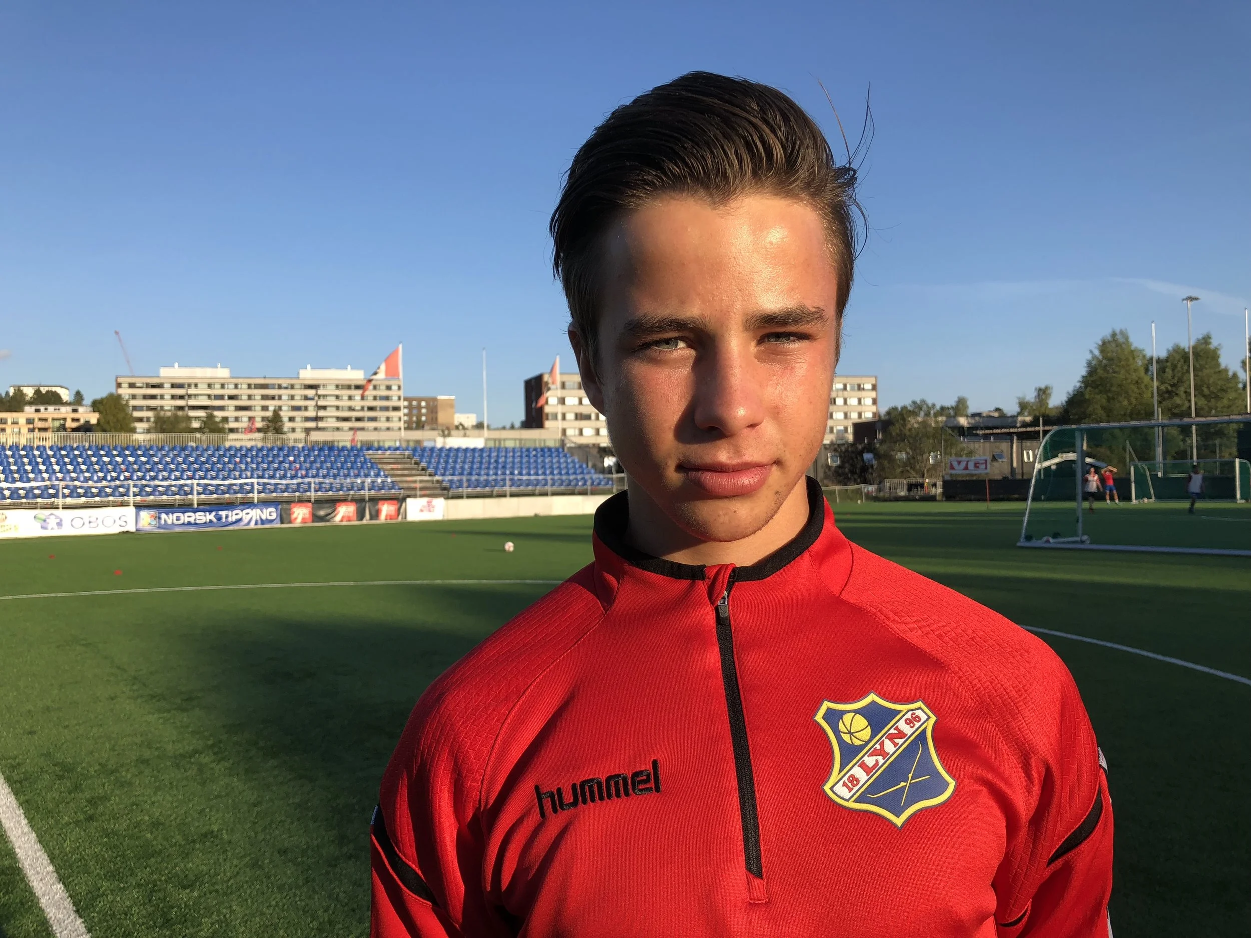 Matias Victorio debuterte med hattrick i Lyndrakten - det må vel være innafor! 