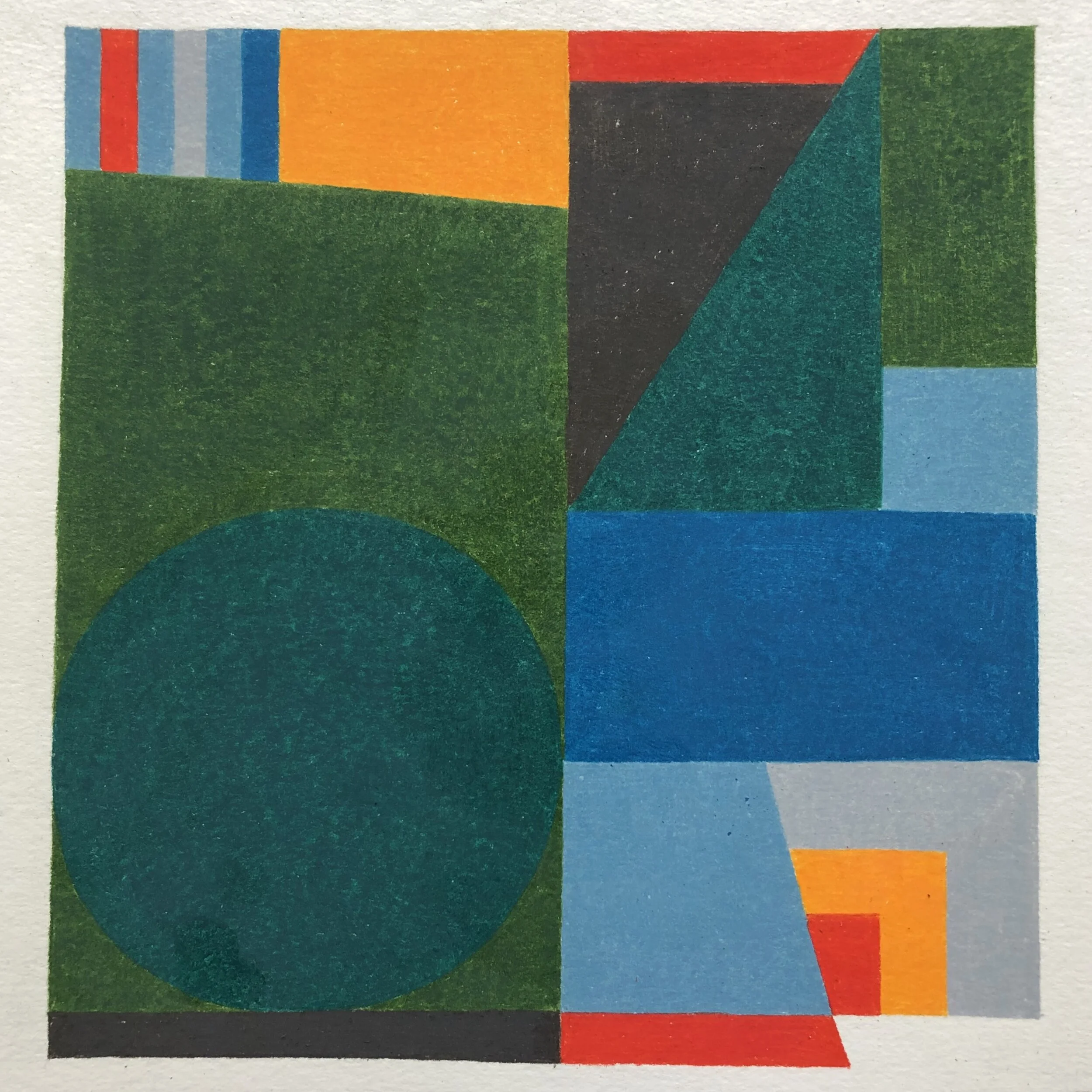 Colour pencil drawing