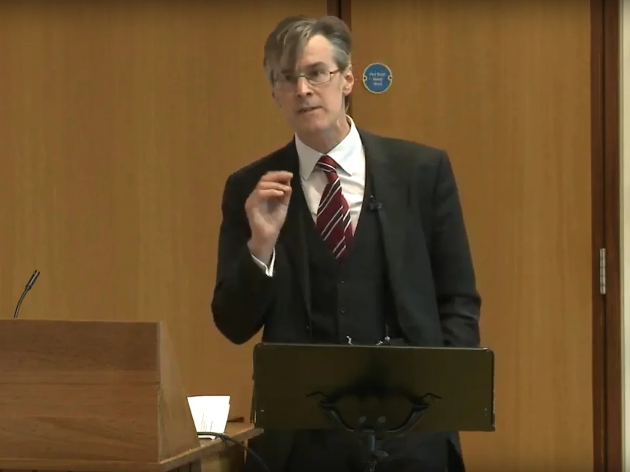 Rob Johnson Lecture on The War in The Middle East available on YouTube