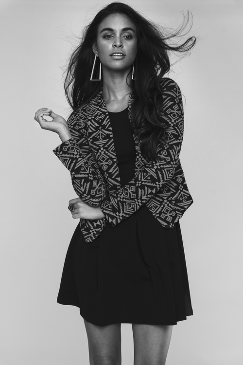 feature editorial for BEYOND THE RACK model MICHELLE (MONTAGE)
