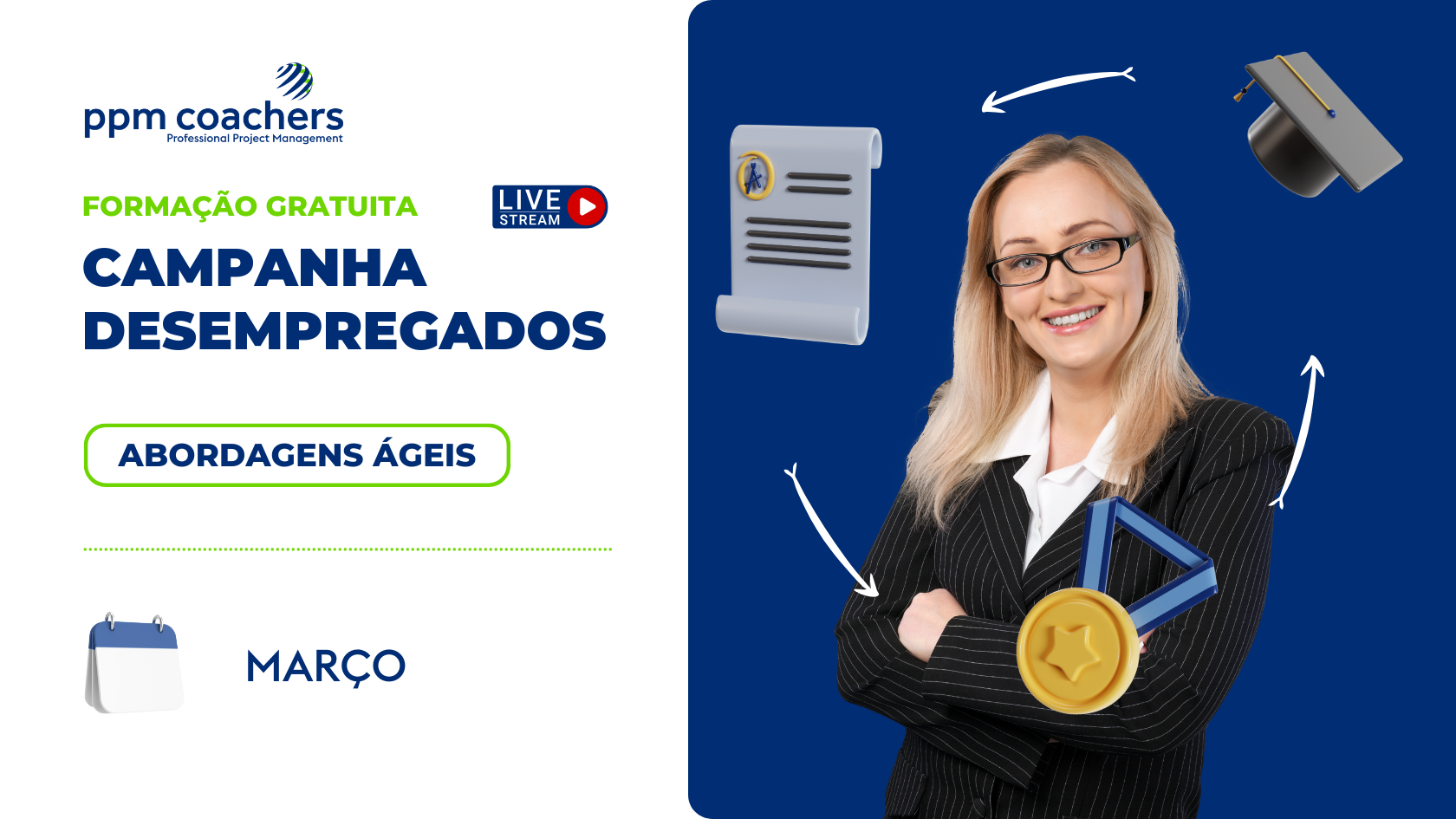 Formação em Abordagens Ágeis GRATUITA para DESEMPREGADOS | Candidata-te!