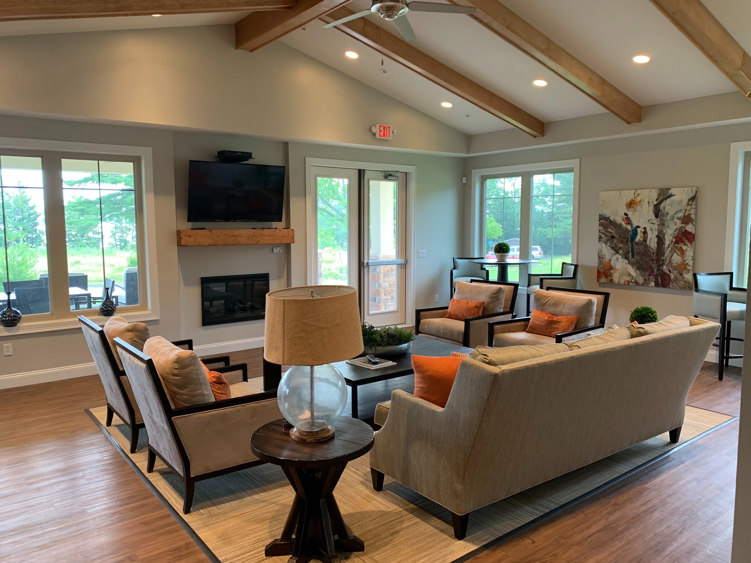 Club House Interior Tall Pine Estates