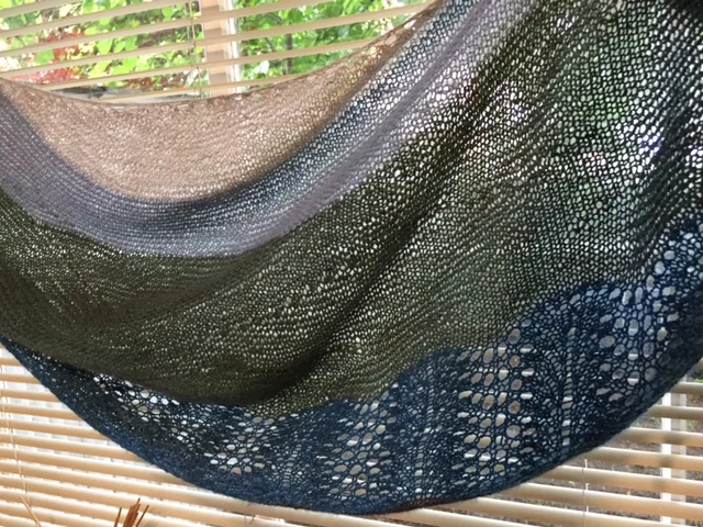 Mary's River Runs Thru it Shawl