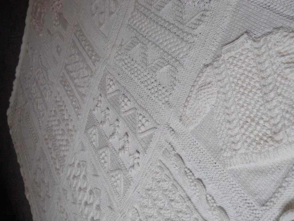 Betsy's Aran Afghan