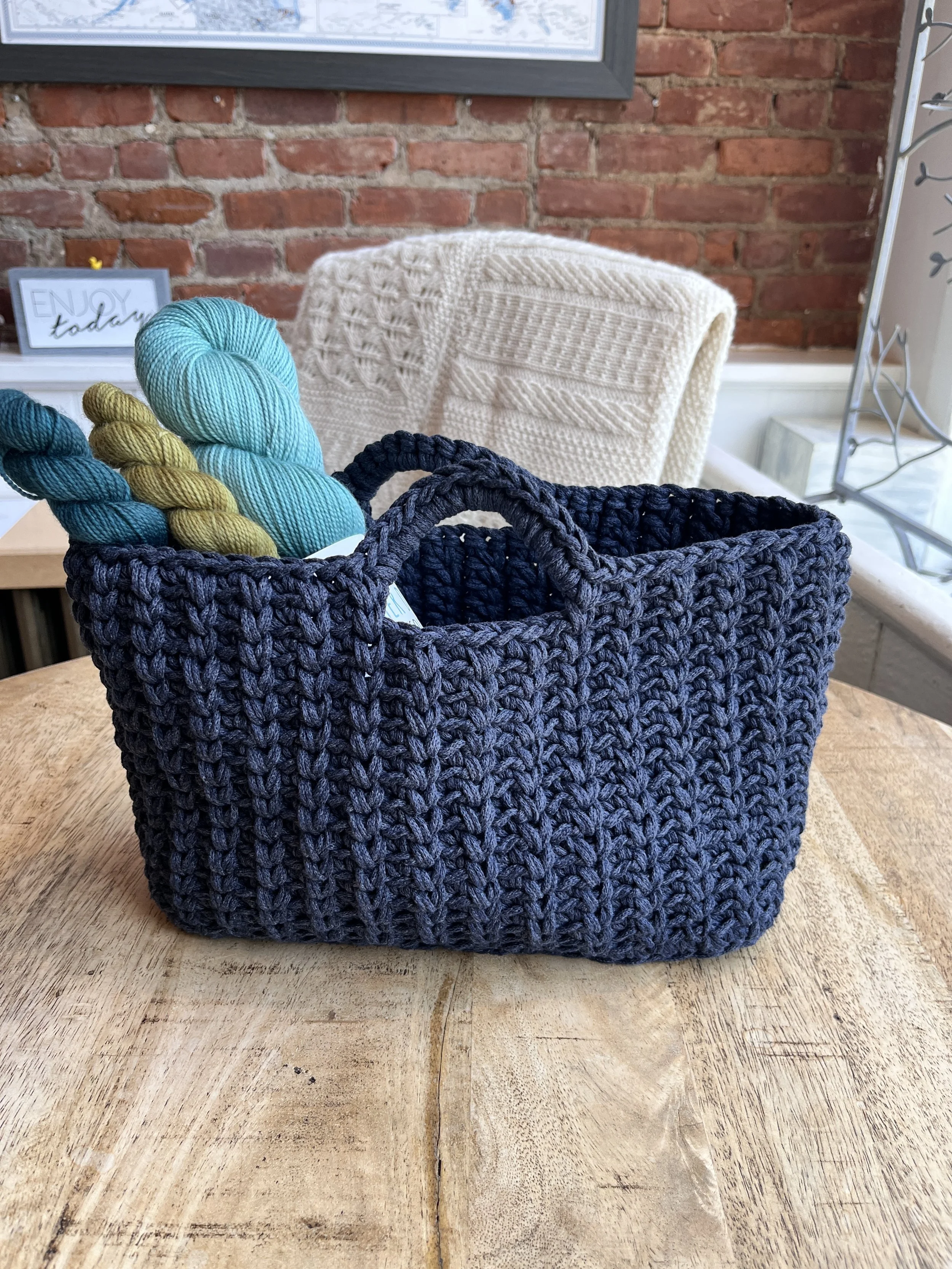 Jessie Stash Basket Crochet Class