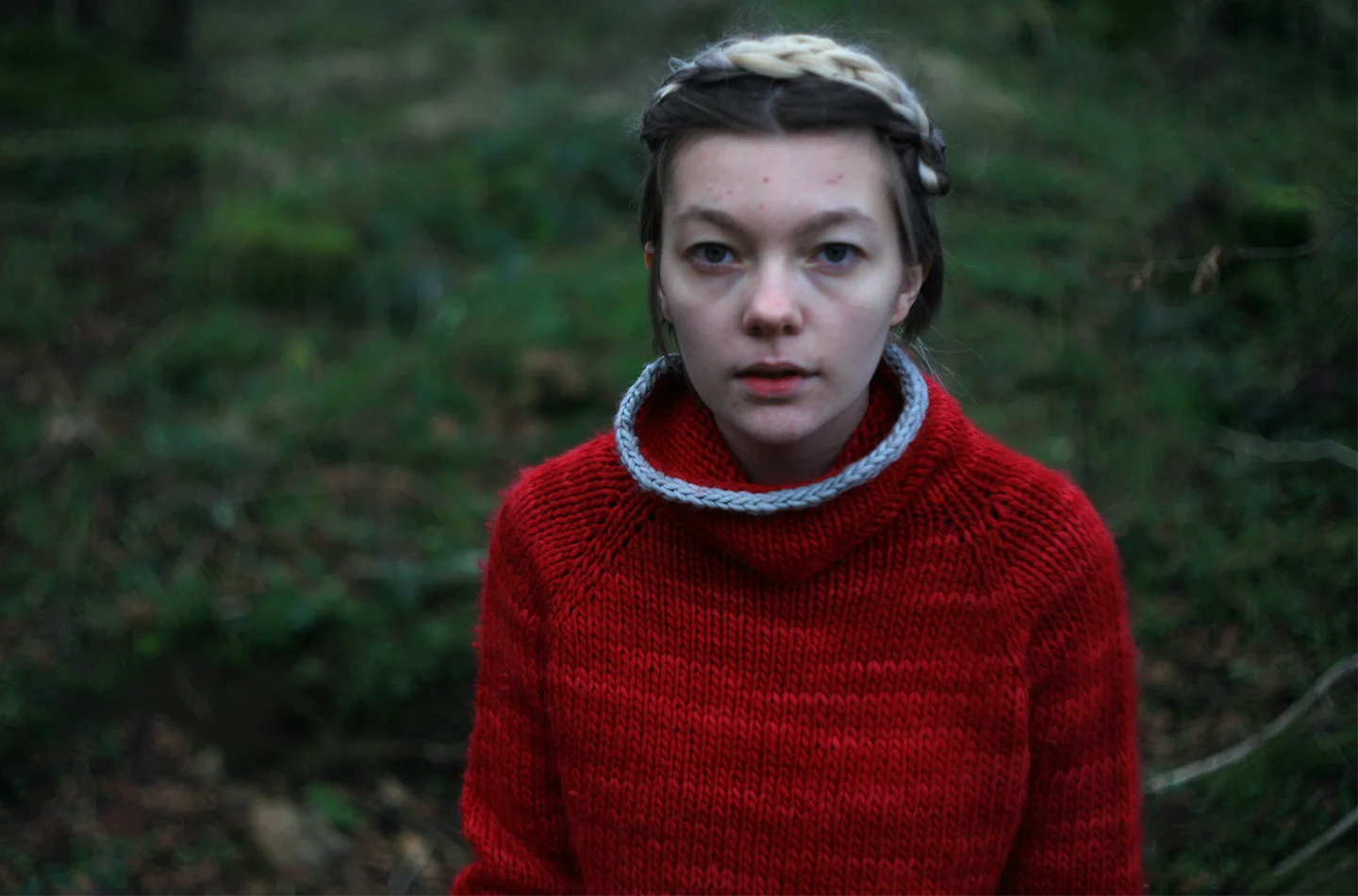 {yoke on a raglan-sleeve sweater}