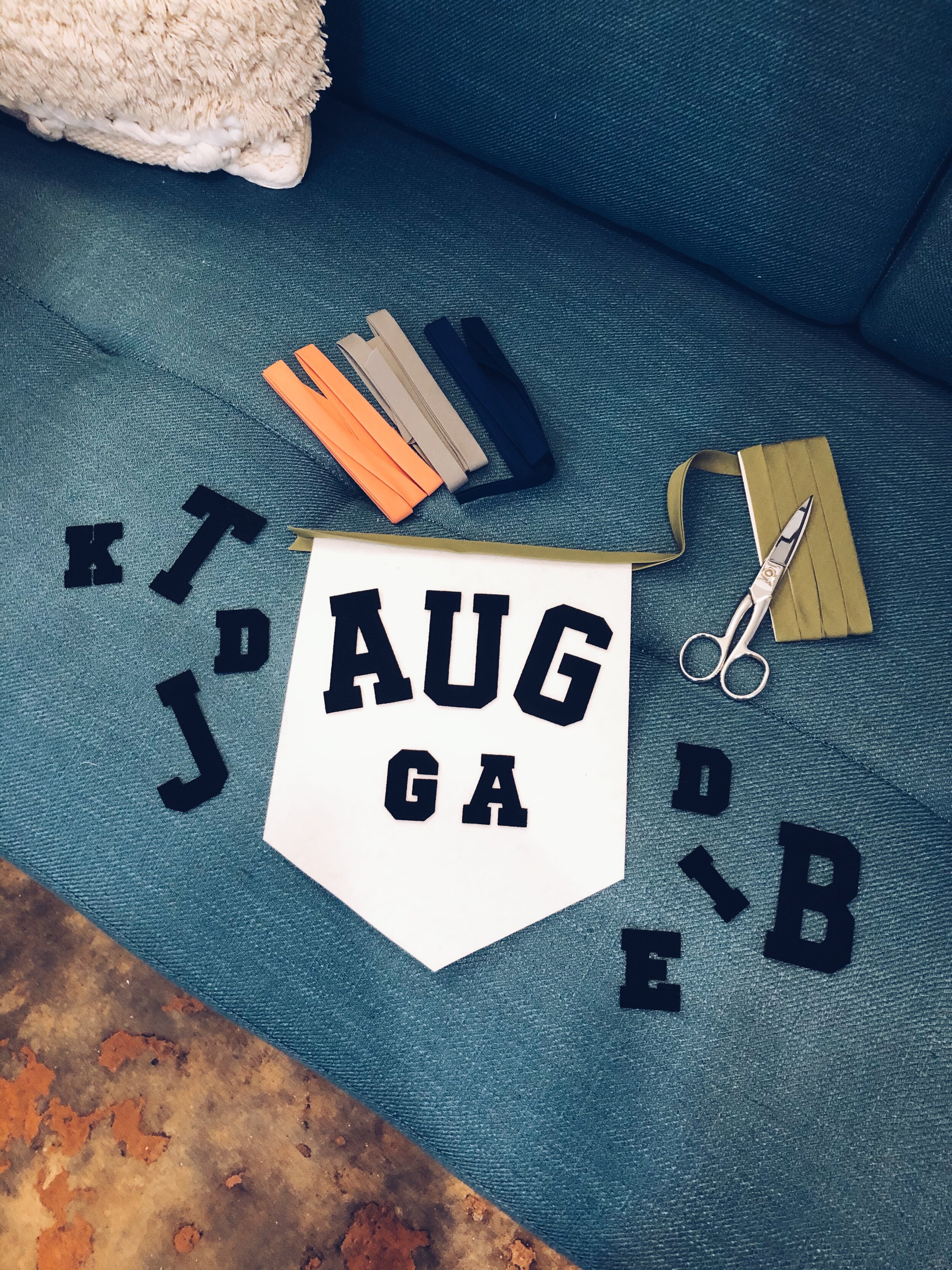 Coffee + a Craft: Custom Pennants 